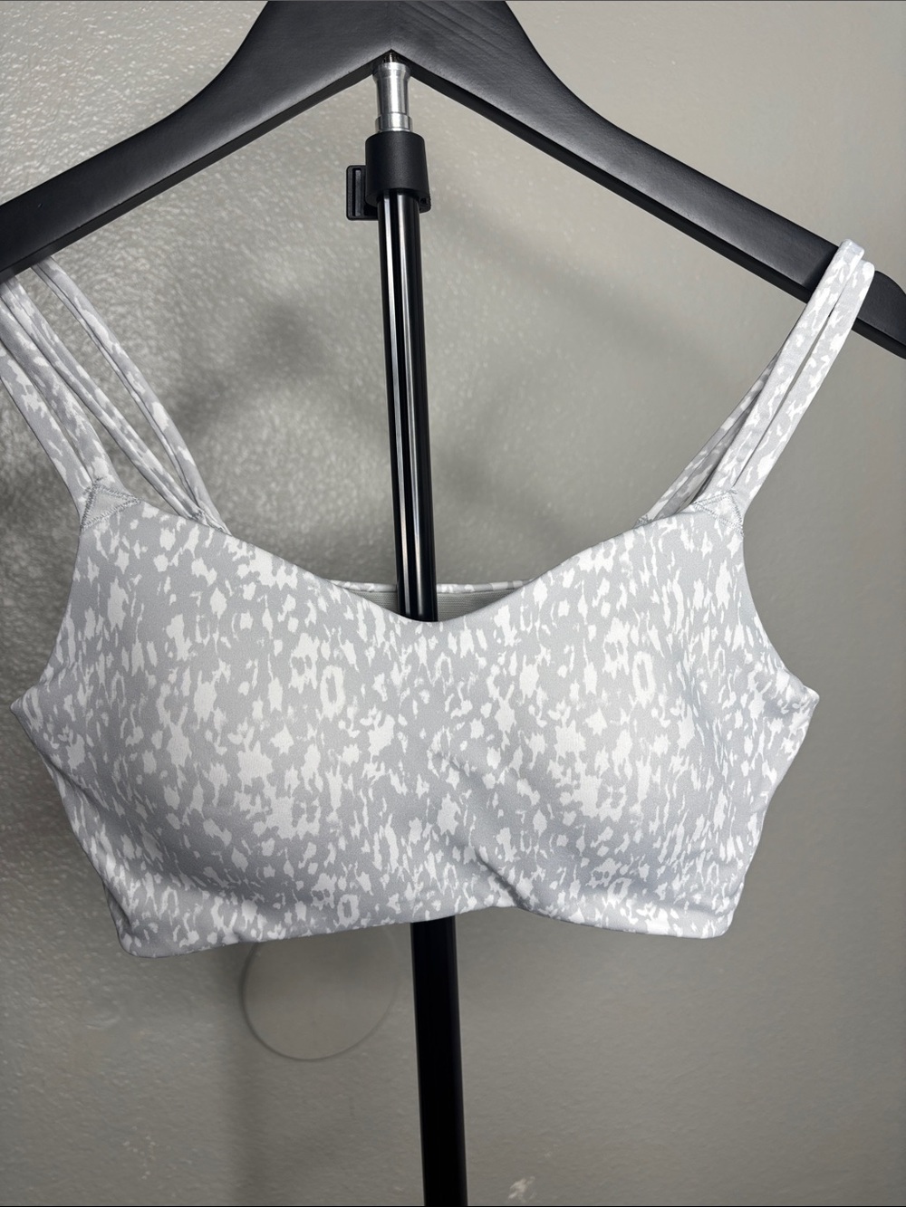 Avia Light Gray Printed Sports Bralette